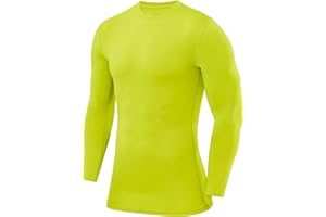 PowerLayer Maglia da Uomo e Bambino a Manica Lunga Girocollo a Compressione