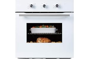 Cookology COF600WH 60cm White Built-in Single Electric Fan Forced Oven & timer