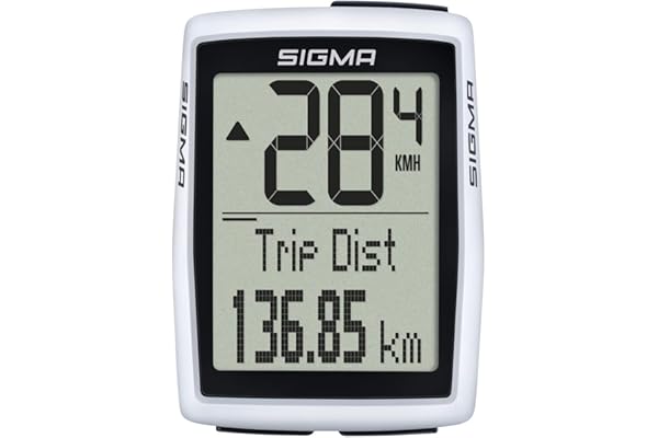 Sigma Sport BC 12.0 Bicycle Computer with Numerous Functions Bike Computer for All Cycling Adventures Easy to Use with Large Buttons and Clear Presentation