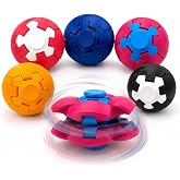 Talky Spinner Ball Stres ve Fidget Oyuncağı, Bas-D&ouml;nd&uuml;r Mekanizmalı Eğlenceli D&ouml;nen Top, &Ccedil;ocuk ve Yetişkinler İ&ccedil;in, Karışık R