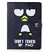 Produktbild iPad 2017 Hülle, iPad 2017 Schutzhülle, iPad 2017 cover Alfort Lederhülle Flip Cover PU Leder + PC Hülle Magnetverschluss Flip Case Ledercase Handytasche mit Standfunktion (Fass mich nicht an)