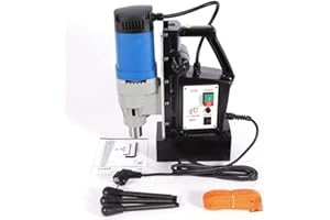 BURUIYOTEN Magnetic Core Drill Magnetic Drill Mt3 Magnetic Drill Core Drill Magnetic Drill Magnetic Drill with Rotation for Steel Plates Magnetic Drilling Unit