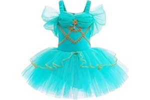 REXREII Toddler Girls Princess Ballerina Tutu Dress Rapunzel Sofia Snow White Frozen Elsa Fancy Dress Up Carnival Halloween Costume