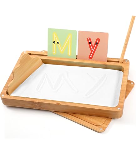 Holz Fädelspielzeug Mit Buchstaben & Zahlen – 36-teilig, Für Kinder 3–6 Jahre, Feinmotorik & Buchstabenerkennung