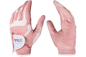 PGM Paire de gants de golf pour femme, système de prise en main amélioré, frais et confortables