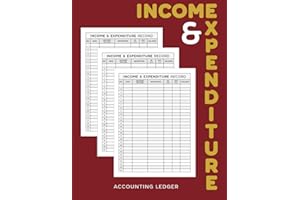 Income And Expenditure Record Book: Simple Ledger for Accounts | Bookkeeping Log for Self Employed | Cash or Accounting of Expenses and Outgoing | Small Business Edition