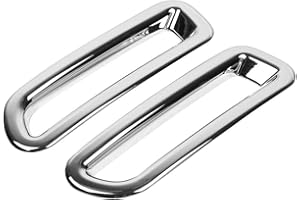 MIYINLA 2 Stücke Auto Nebelschlussleuchte Abdeckung Trim ABS Chrom Licht Schattenrahmen Trim für Suzuki Vitara 16-18