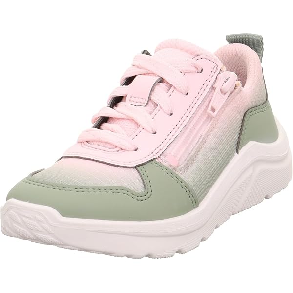 Superfit Kicks Sneaker Für Mädchen – Sportlicher Halbschuh Mit Farbenfrohem Look, Atmungsaktiv, Mit Klettverschluss, Für Breite Füße (WMS-Weite W), Wechselbare Einlegesohle – Perfekt Für Aktive Kids