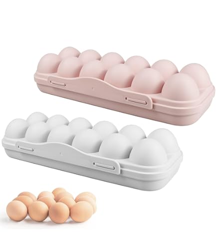 Portauova Universale Per Frigorifero Piebert 2252 - Contenitore Per 10 Uova, Trasparente, 23.5x9.5x2.5 Cm