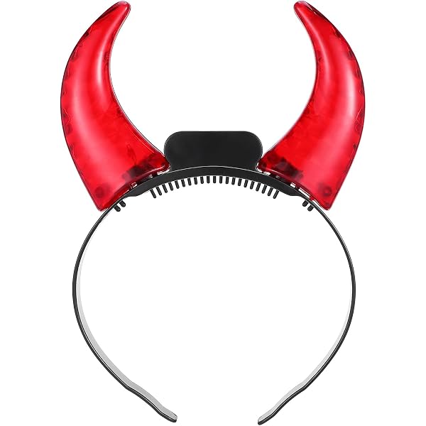 Serre-tête LED Cornes De Diable - Lot De 3, Accessoire Halloween, Fête, Carnaval, Lumière LED - 7