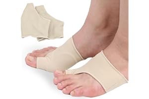 CARRENEU 1 Par Corrector De Juanetes Separador de Dedos Corrector Juanetes Corrector de Juanetes Mujer Protector de Juanetes Corrector Dedos Del Pie Para Aliviar el Dolor (Talla única)