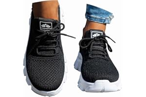 PINTUTU Scarpe Antinfortunistiche da Donna Senza Lacci, Leggere, Sportive, con Punta in Acciaio, Comode, con Cuscino d'Aria, Traspiranti, Scarpe da Lavoro, Leggere, da Corsa, Tennis Donna