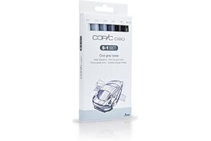 Copic 22075554 Ciao Set 5+1, Toni Grigi