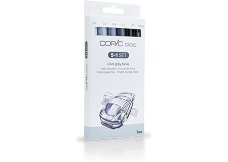COPIC Ciao 22075554 Markörer, Flerfärgad, 6 st - Amazon Deal & Rabatt