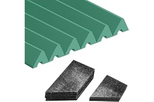 PolyMath Billard K66 Tampon en Caoutchouc Coussin de Rail de Table de Billard (Jeu de 6) Accessoires de Pare-Chocs de Rechange - 7/8/9 Pieds et Housses de Coussin de Table de Billard 12-3 mm / 0,12