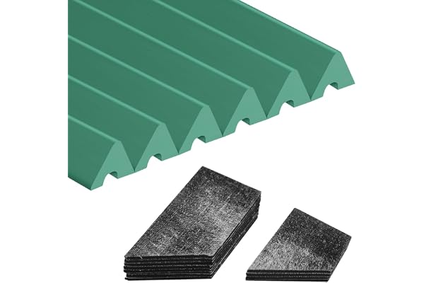 PolyMath Billard K66 Tampon en Caoutchouc Coussin de Rail de Table de Billard (Jeu de 6) Accessoires de Pare-Chocs de Rechange - 7/8/9 Pieds et Housses de Coussin de Table de Billard 12-3 mm / 0,12