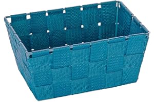 Wenko 20355100 Cestino Adria Mini, Polipropilene, 14 x 9 x 19 cm, Petrolio