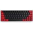 KEEZSHOP Keycaps, 64 PBT Keycaps Backlight Two-Color Keycaps Mechanical Keyboard Keycap for GK64 / SK64 Keyboard Poker Keys (ONLY SELL KEYCAPS)