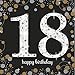 Produktbild Amscan Servietten Happy Bday Sparkling 18, 33cm 16 St
