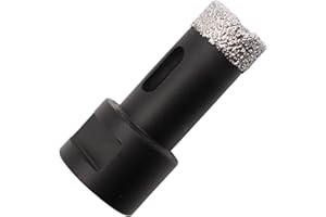 KURSTOL Punta per Trapano Diamantata - Fresa diamantata 20MM filettatura M14 per foratura a secco Porcellana Ceramica Granito Marmo Pietra Smerigliatrice angolare