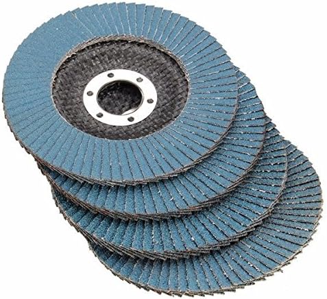 Soviton 5pcs Grit Grinding Wheels Flap Discs Sanding Discs Blades Angle Grinder 100mm