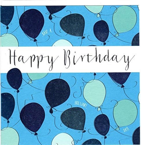 '"Happy Birthday – Birthday Card by Wendy Jones Blackett Fresco by Embossing and Film Edition. A high quality and Original Birthday Card, greeting card, invitation card, Gift Card or Gift Idea. WJ324