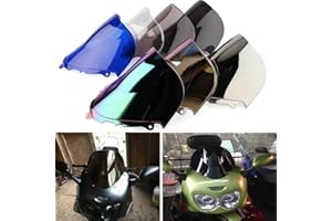 JANESHOP Pare-Brise de Pare-Brise de déflecteurs de Vent de Double Bulle de Moto pour Suzuki Katana GSX600F GSX750F 1998-2006 (Noir)