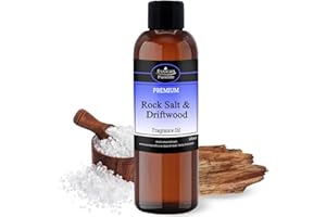ESSICAN PURELIFE Rock Salt & Driftwood Fragrance Oils for Diffuser 100ml, Perfect for Candle Making, Soaps, Bath Bomb, Slime, Wax Melt, Home Fragrance & Oils for Oil Burners - Aroma Oil for Hair & Skin Care UK Made