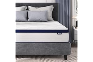 Avenco Matelas 140×190, Épaisseur 24 cm, Matelas à Ressorts Ensachés Indépendant, Matelas de Lit d'Adulte, Confort 3 Zones, Matelas 2 Personnes, Fermeté Modérée, Certifié Oeko-Tex, 100 Nuits d'Essai