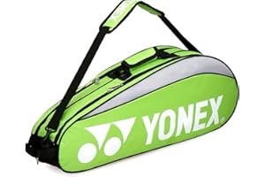 YONEX Badminton Bag - Racket Bag for Badminton & Squash Racquets...Holds up to 6 Racquets + Side Pockets + Shoe Compartment.