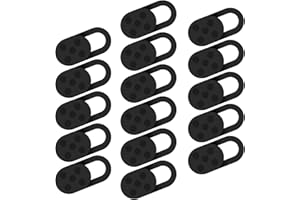 kurkip Webcam Cover Slide 16 Pieces, Macbook Camera Cover Slider, Camera Cover Slider Compatible for Laptop, Desktop, PC, iPad, Macbook Pro, iPad Pro, Phone Protect Your Visual Privacy and Security
