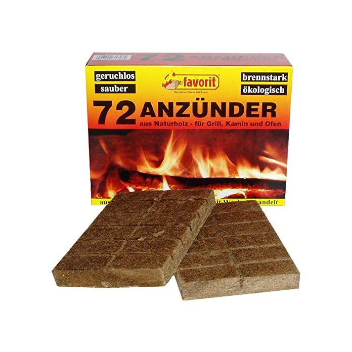 Favorit 1828 Grill Und Kaminanznder 72 Er Pack