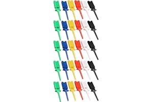 CLYXGS CLDIY 6 farben mini smd ic test haken clip grabber probe jumper für elektronische experiment 30 stücke