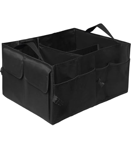 Car Trunk Organizer,Multipurpose Collapsible Car Trunk Organizer,Foldable Car Trunk Storage Organizer With Lid,Portable Car Storage Box Bin Waterproof