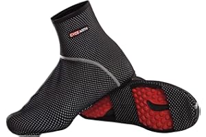 CYCEARTH Vélo Chaussures Couvre VTT Vélo Couvre-Chaussures Imperméable Windrproof Chaud Thermique Polaire