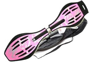 MAXOfit Makrofit Pro XL 14032 Ben Waveboard 88 x 23 x 30 cm Charge Max 95 kg, Sac et Roues Fluo Inclus