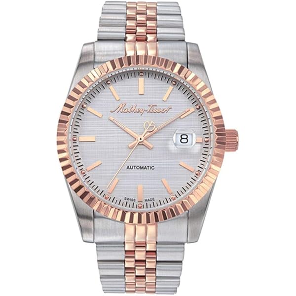 Buy Mathey-Tissot Swiss Made Mathy Day-Date Quartz Blue Dial