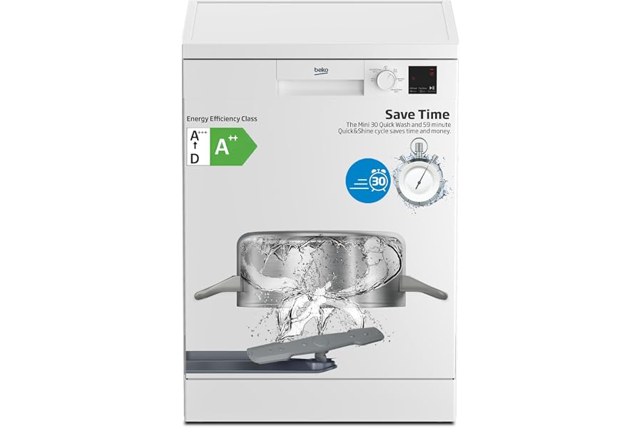 Beko Freestanding Dishwasher 13 Place Settings 5 Programs
