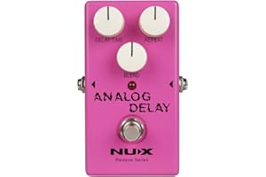 NUX Analogico Delay Chitarra Effetti Pedale 100% Circuito Analogico, Caldo Suono Effetto Ritardo Analogico Del 80