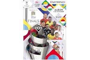 ‎TOPPS Topps Road to UEFA Nations League Finals Sticker Sammlung 2022 - Starter Pack