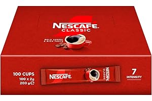 NESCAFE NESCAFÉ Classic Caffè Solubile, 100 Bustine da 2g (200g)