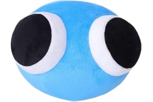 INTELLIGRON Cyan Rainbow Plush, Soft Stuffed Puppet Toy, Cute and Funny Rainbow Toy Gift for Girls, Boys, Kids, Perfect for Playing, Rainbow Chapter 2