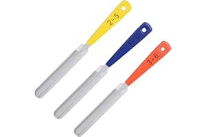 BNINETEENTEAM Gitarrensattelfeile, 3-Stück Set Gitarrensattelfeile Nagelzieher Reparaturwerkzeug für Gitarre-Bass-Mandoline-Banjo-Ukulele