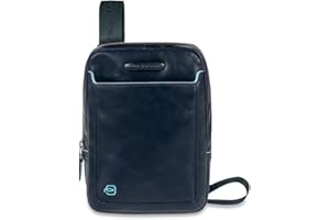 PIQUADRO, Borsello porta iPad Mini Blue Square Uomo, 22 cm