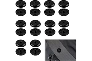 SMOMEND 10 Paia Pulsante Ferma Cintura di Sicurezza Auto, Bottoni Cintura di Sicurezza Auto in Plastica ABS, Universale Blocco Cintura di Sicurezza per Tutti i Tipi di Auto SUV e Camion(Nero)