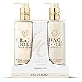 Grace Cole Nectarine Blossom & Grapefruit Hand Duo Gift Set 1 x Hand Wash, 1 x Hand & Body Lotion 300ml - Essential Oils - Vegan - Made In England