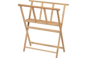 MEEDEN Estante Plegable para Impresiones Artísticas – Almacenaje de Madera de Haya para Arte, Lienzos, Impresiones, Paneles, Pósters, Exposiciones de Galería de Arte