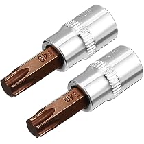 Sourcing Map Torx Bit Stecknuss T45 – 1/2" Antrieb, S2 Stahl, 100 Mm Länge