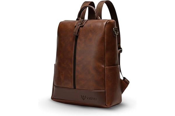 VISMIINTREND Backpack for Women Stylish Vegan Leather Backpack Bags for Women College Bag for Girls Office, Travel & Daily Use Trendy Women Backpack Gift for Wife, Sister & Friend