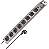 Brennenstuhl Super-Solid Power Strip Surge protection Silver